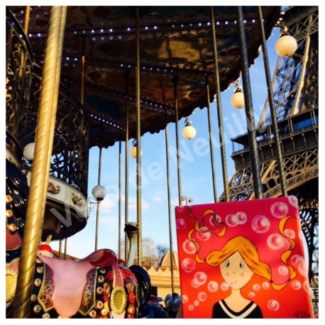 Mademoiselle Vanille au Carrousel de la Tour Eiffel